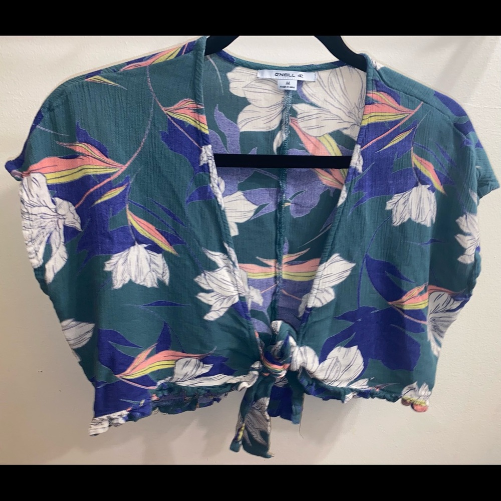 Foral crop top